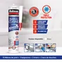 Mastic silicone cuisine/bain blanc RUBSON blancheur cartouche 280 ml
