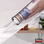 Mastic silicone cuisine/bain blanc RUBSON blancheur cartouche 280 ml