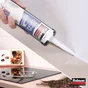Mastic silicone cuisine/bain blanc RUBSON blancheur cartouche 280 ml