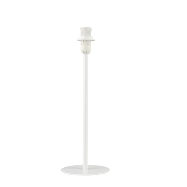 Pied De Lampe Ceres, Métal Blanc Mat, 35 Cm, Inspire