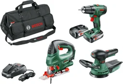 Kit De 3 Outils Sans Fil Bosch, 18 V 2.5 Ah, 2 Batteries