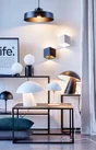 Applique, Design Aluminium Blanc Led Intégrée Lussiol Jazzy