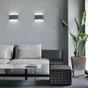 Applique, Design Aluminium Noir Led Intégrée Lussiol Squeezy