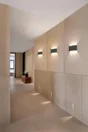 Applique, Design Aluminium Noir Led Intégrée Lussiol Squeezy