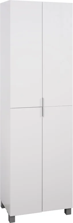 Colonne de salle de bains, 4p l.50 x H.180 x P.32 cm, blanc, Essential