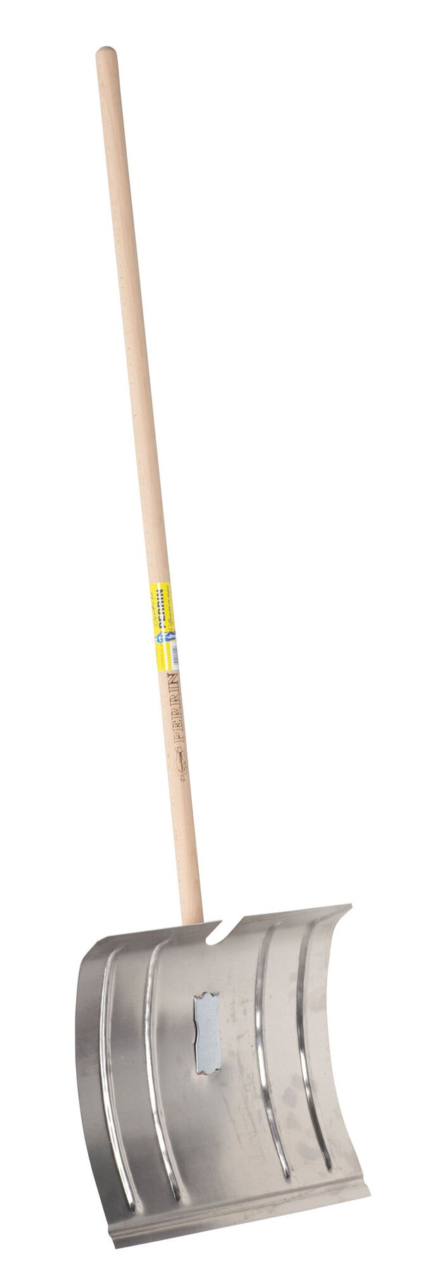 Poussoir À Neige Alu 42 Cm Perrin Manche Bois L.115 Cm