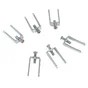Lot De 6 Griffes, Debflex Gris Zingué