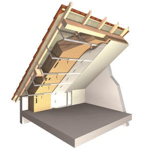 Laine De Verre Kraft Knauf Insulation 3 X 1.2 M, Ep. 200 Mm, 035, R=5.7