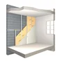 Laine De Verre Kraft 5.4X1.20M, Ep.75Mm, Lambda 0.032, R=2.35 Knauf Insulation