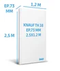 Doublage En Polystyrène Expansé, Th 38, Knauf 2.5 X 1.2M Ep. 13+60Mm, R=1.60