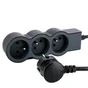 Multiprise Filaire Compact, 3 Prises Noir Legrand