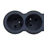 Multiprise Filaire Compact, 3 Prises Noir Legrand