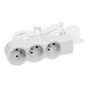 Multiprise filaire compact à 3 prises, LEGRAND, blanc