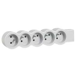 Multiprise À Câbler Compact, 5 Prises Blanc Legrand