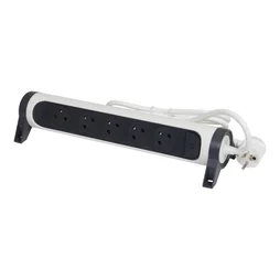 Multiprise Filaire Compact, 5 Prises Blanc Legrand, 1,5M