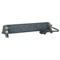 Multiprise Filaire Et Interrupteur Avec Prise Rotative, 5 Prises Noir Legrand