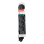Multiprise Filaire Compact, 5 Prises Noir Legrand, 1,5M