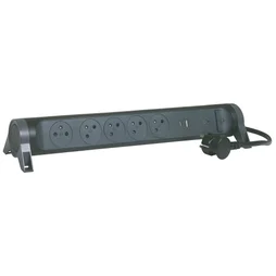 Multiprise Usb Filaire, 5 Prises Noir Legrand