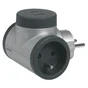 Triplite Usb Murale Compact, 2 Prises Aluminium Legrand