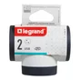 Triplite Usb Murale Compact, 2 Prises Noir Legrand