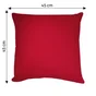 Coussin Sunny Inspire, Rouge L.45 X H.45 Cm