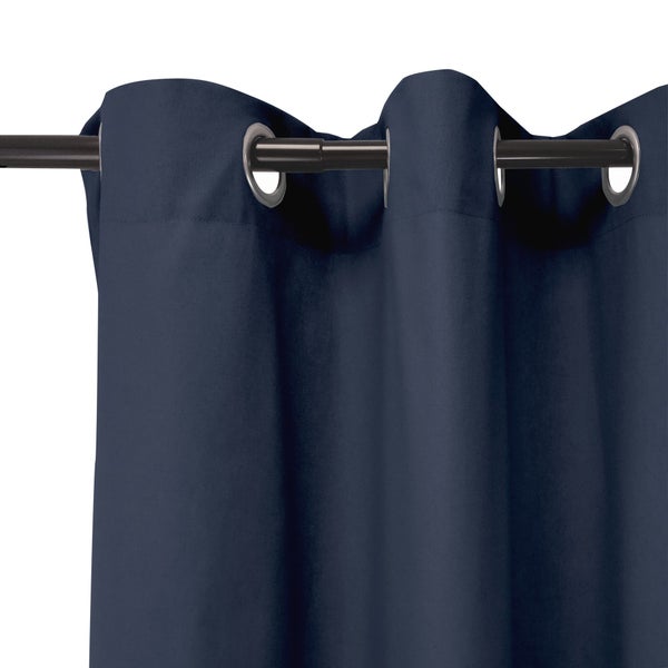 Rideau, Coton, Sunny Bleu L.140 X H.280 Cm