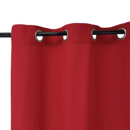 Rideau, Coton, Sunny Rouge L.140 X H.280 Cm