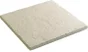 Dalle Pierre Reconstituée Dalle St Flour Crème, L.50 X L.50 X Ep.2, Creme, L.50