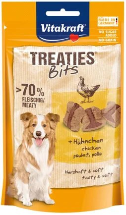 Friandise chien treaties bits poulet 120g , VITAKRAFT