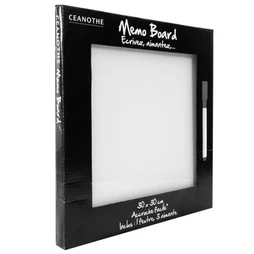 Mémo Board Blanc, 30X30 Cm