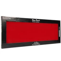 Mémo Board Rouge, 30X80 Cm