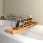 Etagère de bain / douche a poser, bambou, Wellness
