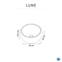 Vasque à poser céramique rond Lune l.40 x P.40 cm Diam.40 cm blanc brillant