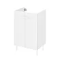 Meuble sous-vasque l.50 x H.67 x P.40 cm, blanc, Easy