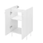 Meuble sous-vasque l.50 x H.67 x P.40 cm blanc Easy