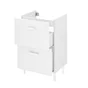 Meuble sous-vasque l.50 x H.67 x P.40 cm blanc Easy