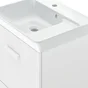 Meuble sous-vasque l.50 x H.67 x P.40 cm blanc Easy