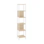 Etagère l.40 x H.184 x P.32 cm, effet chêne naturel, Easy