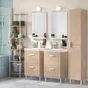 Etagère l.40 x H.184 x P.32 cm effet chêne naturel Easy