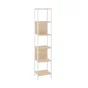 Etagère l.40 x H.184 x P.32 cm effet chêne naturel Easy