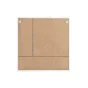 Armoire de toilette l.70 cm H.70 cm P.16.3 cm, blanc, SENSEA Easy