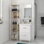 Armoire De Toilette L. 50 Cm, Blanc, Sensea Easy