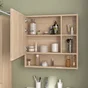 Armoire De Toilette L. 70 Cm, Beige, Sensea Easy