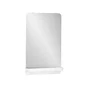 Miroir non lumineux avec tablette l.50 x H.80 cm, Diam.0 cm, blanc, SENSEA Easy