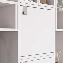 Porte Battante Spaceo Kub Blanc L32.2Xh35Cm