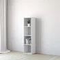 Etagère SPACEO Kub blanc H.139.3 x L.36 cm x P.31.7 cm