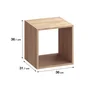 Etagère 1 case SPACEO Kub chêne