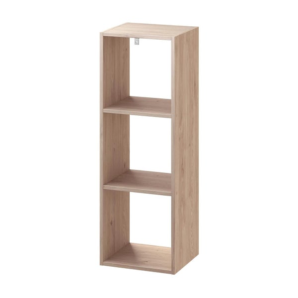 Etagère 3 cases SPACEO Kub chêne