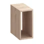Etagère chêne bois, H.36.1 x L.18 cm x P.31.7 cm, Ep.1.6 cm
