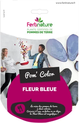 Fleur bleue chromo 25 Plants 1000 G